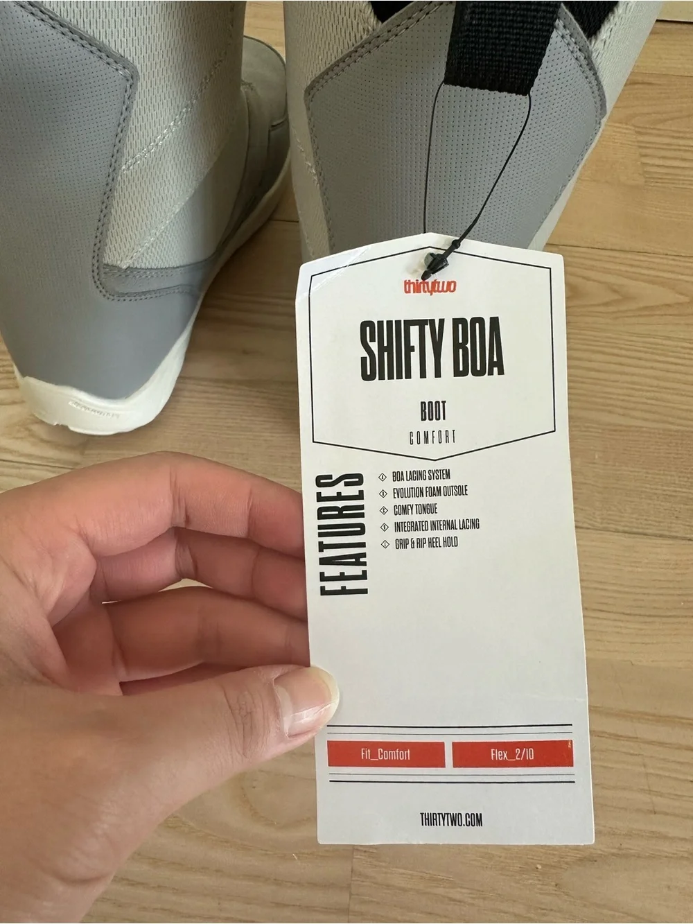 NEW Men’s 8 ThirtyTwo Shifty BOA Snowboard Boots